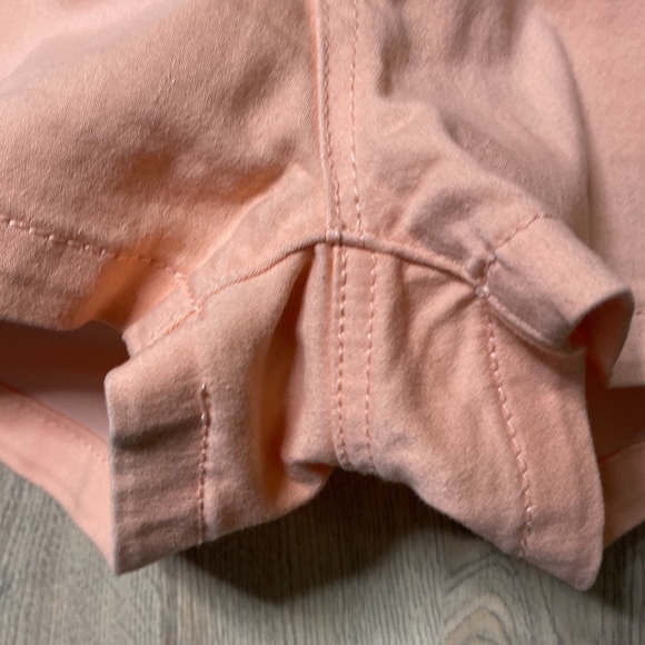 ROX Denim Stretch 2.5 INCH SHORT sz9 Bright Coral 🪸 Peach very Stretch blend - Picture 6 of 13
